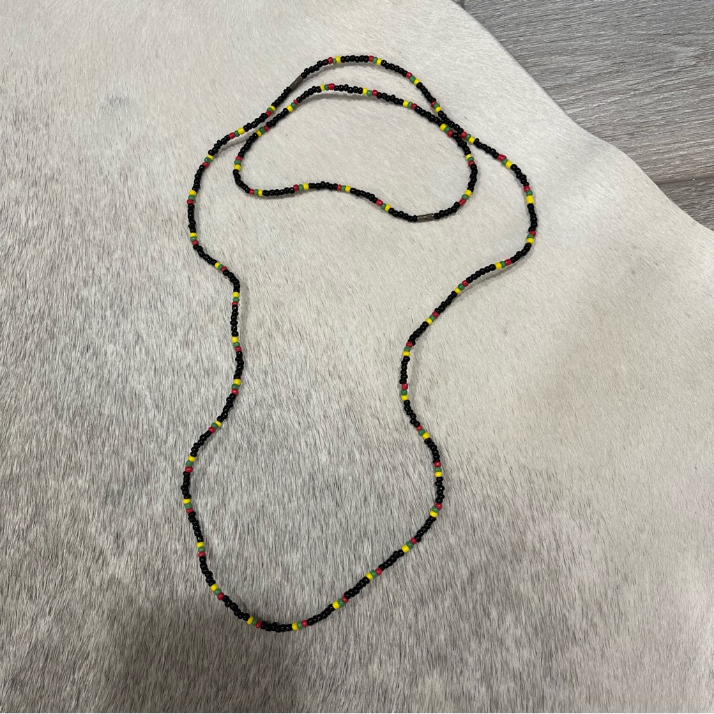 Set Of 2 Red, Green, And Yellow Necklaces